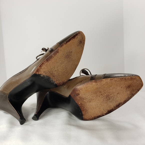 Vintage Stuart Weitzman Brown Pumps Narrow - Picture 5 of 8